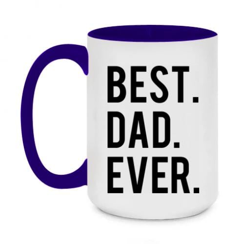 Чашка двухцветная "Best. Dad. Ever." 420 мл Темно-синий (6284963-8-126129) Чашка двухцветная "Best. Dad. Ever." 420 мл Темно-синий (6284963-8-126129)