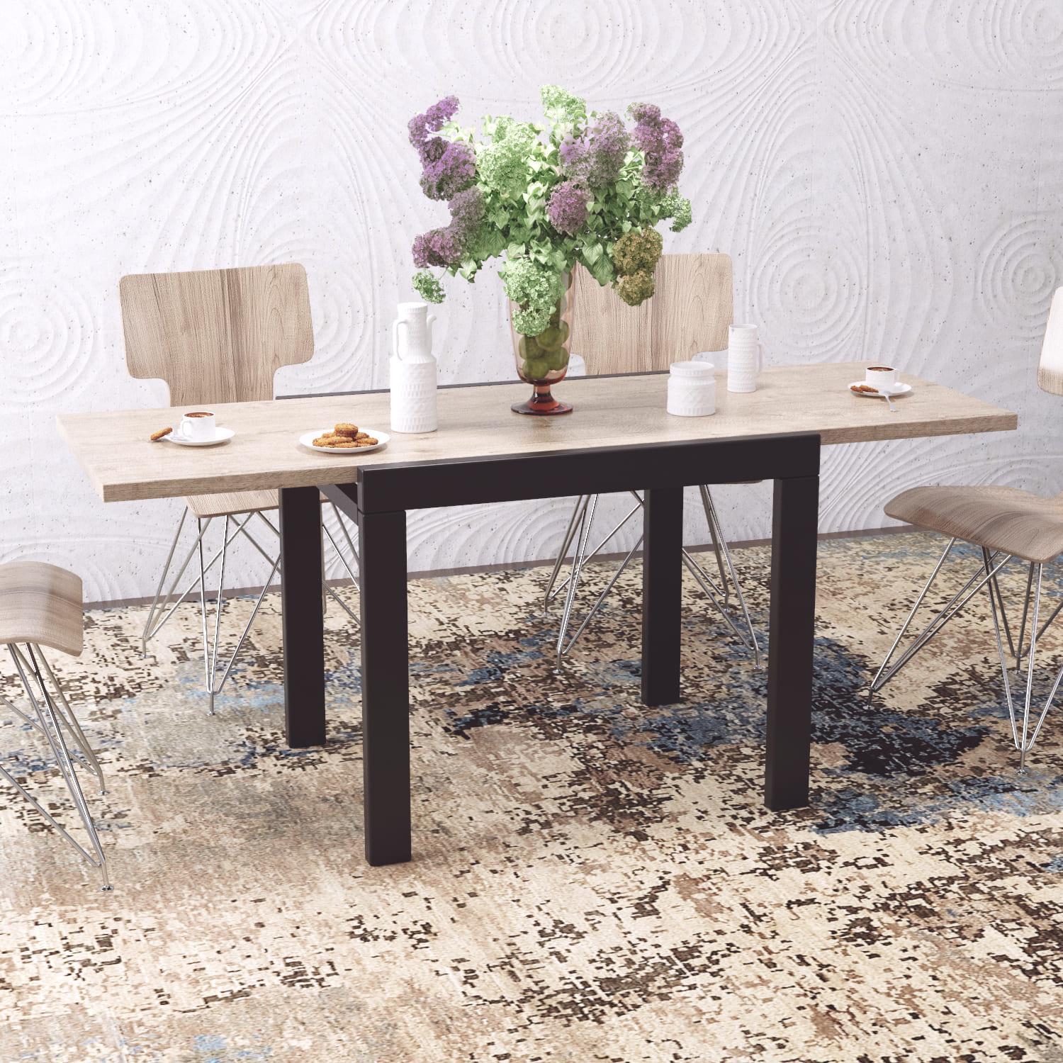 Обеденный стол-трансформер ART IN HEAD Kors 690x750x890 мм Песочный дуб экспрессив (GATB17110000200) - фото 3 Обеденный стол-трансформер ART IN HEAD Kors 690x750x890 мм Песочный дуб экспрессив (GATB17110000200) - фото 3