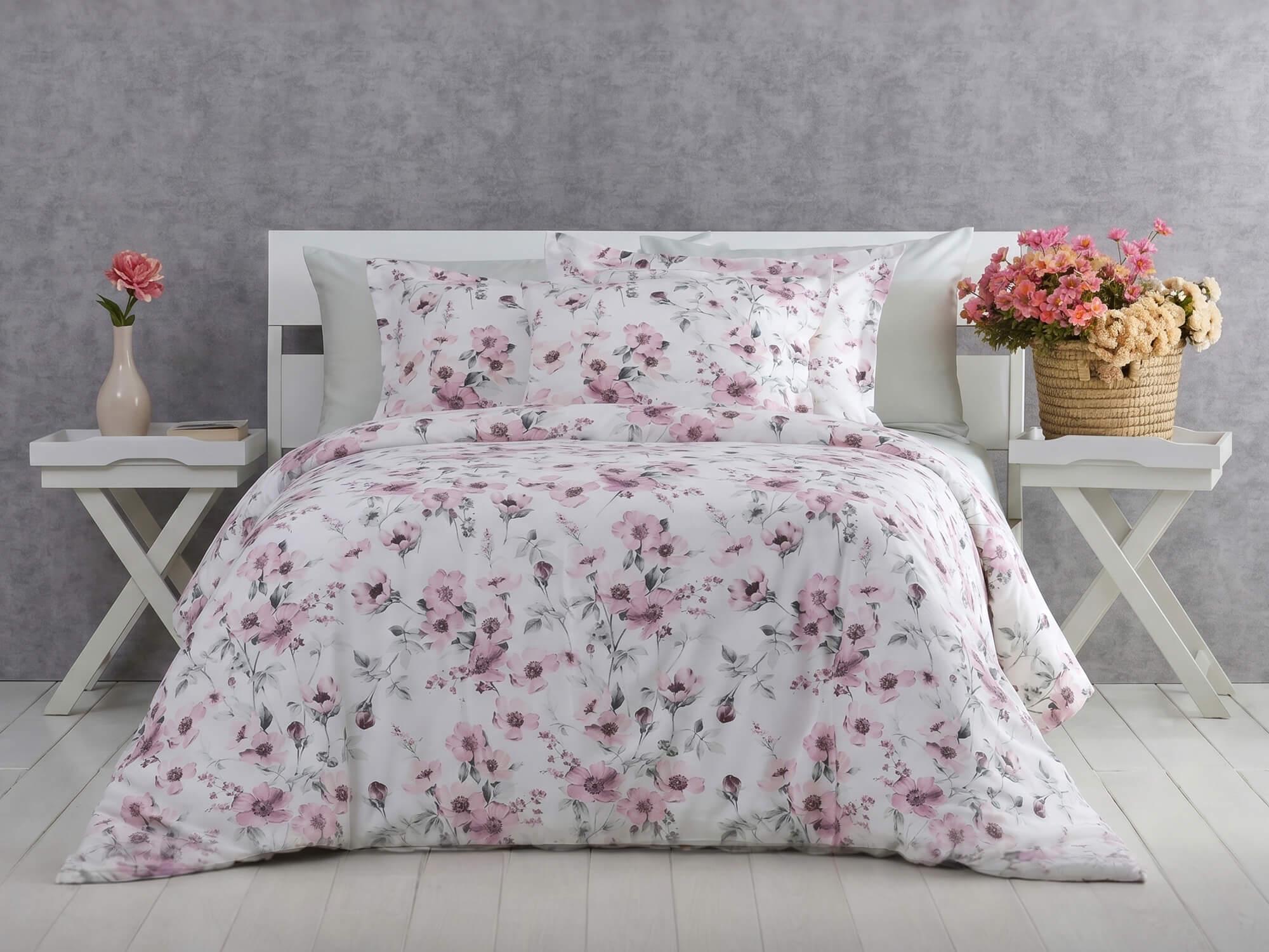 Комплект постільної білизни PAVIA CORNELIA бавовна євро 240х260 см Білий
