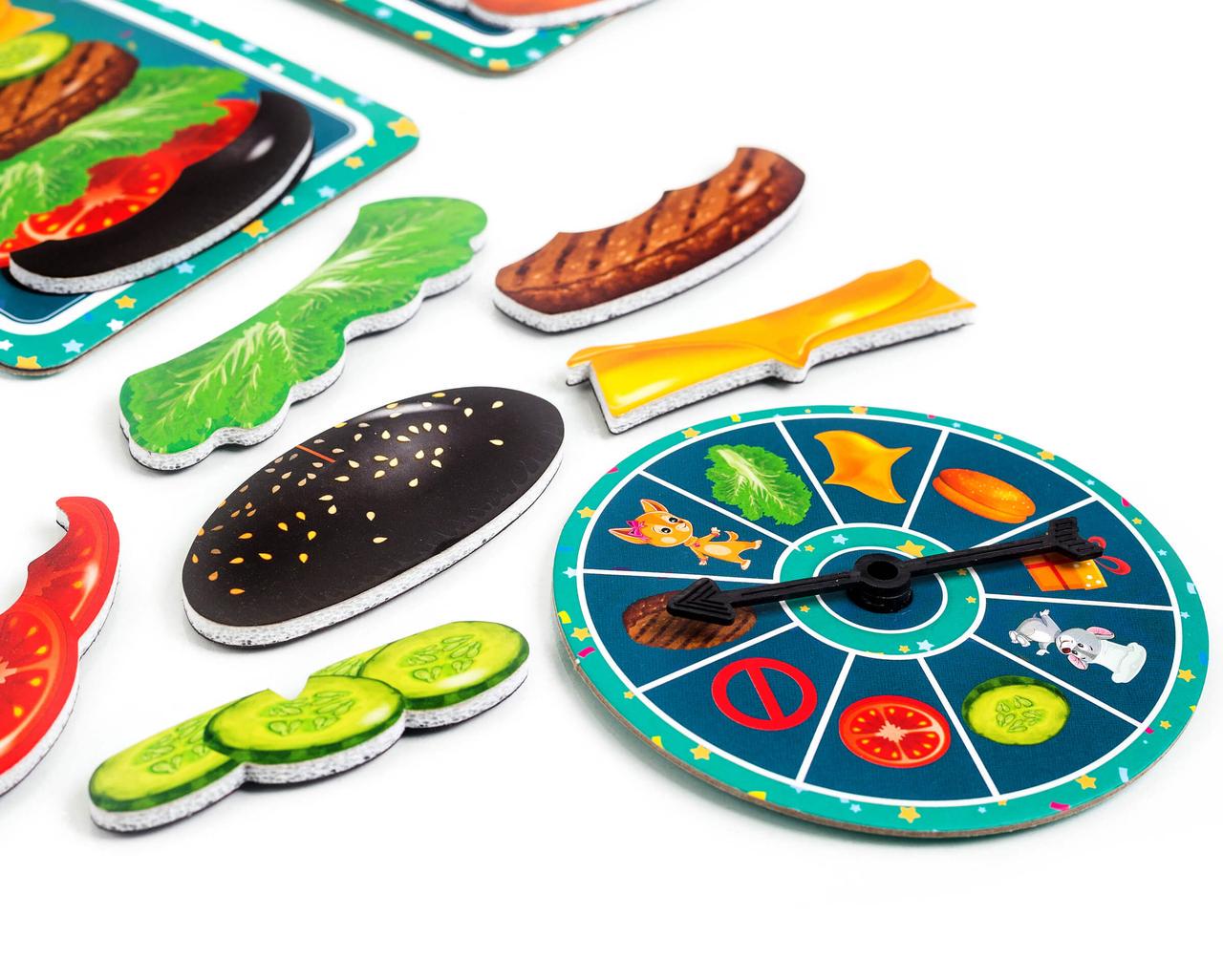 Гра магнітна Vladi Toys Бургер (VT2310-06) - фото 2 Гра магнітна Vladi Toys Бургер (VT2310-06) - фото 2