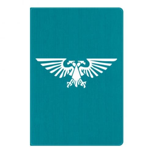 Блокнот Imprerium Warhammer 40000 White print А5 в линию 112 страниц 70 г/м2 Бирюзовый (2636204-52-25120)