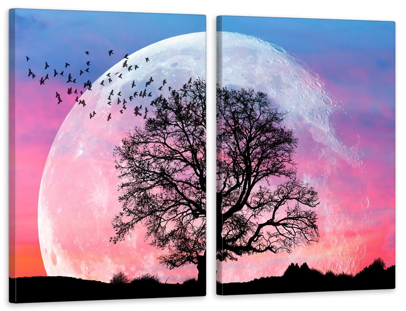 Картина модульная в гостиную/спальню Луна 120х170 см (TLV-2_149)