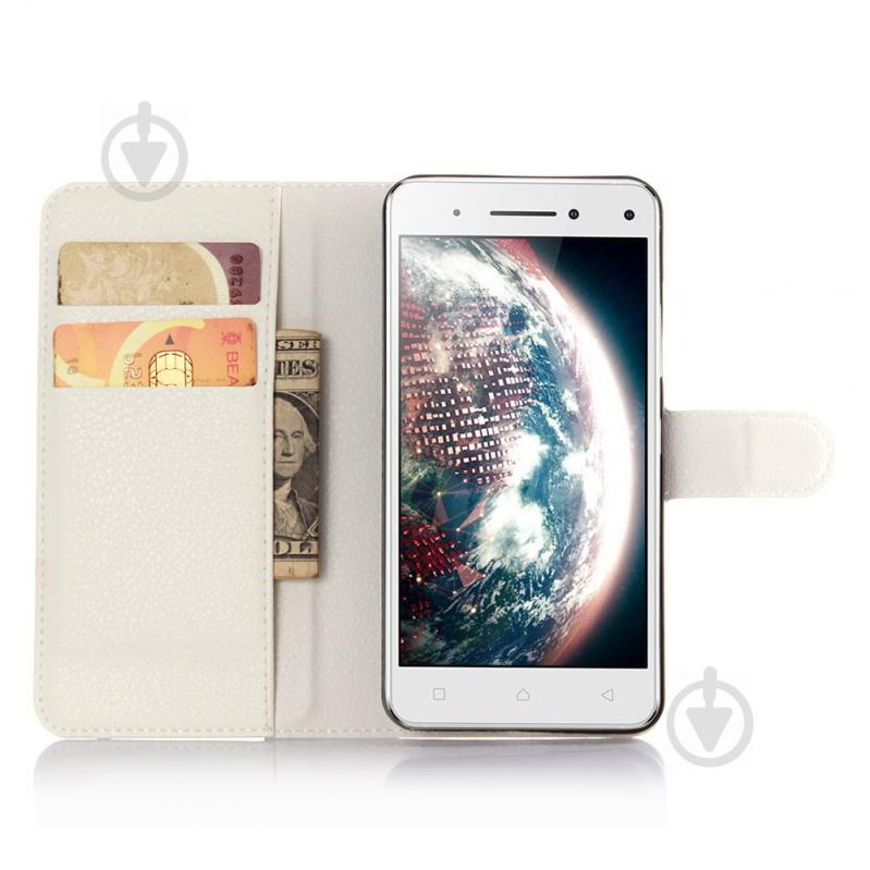 Чехол-книжка Litchie Wallet для Lenovo Vibe S1 Lite White (lwwh0101)