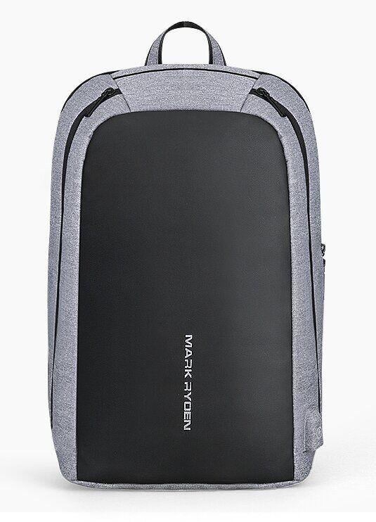 Міський рюкзак MARK RYDEN City MR6971 G для ноутбука 15,6" з USB 21 л Чорно-сірий