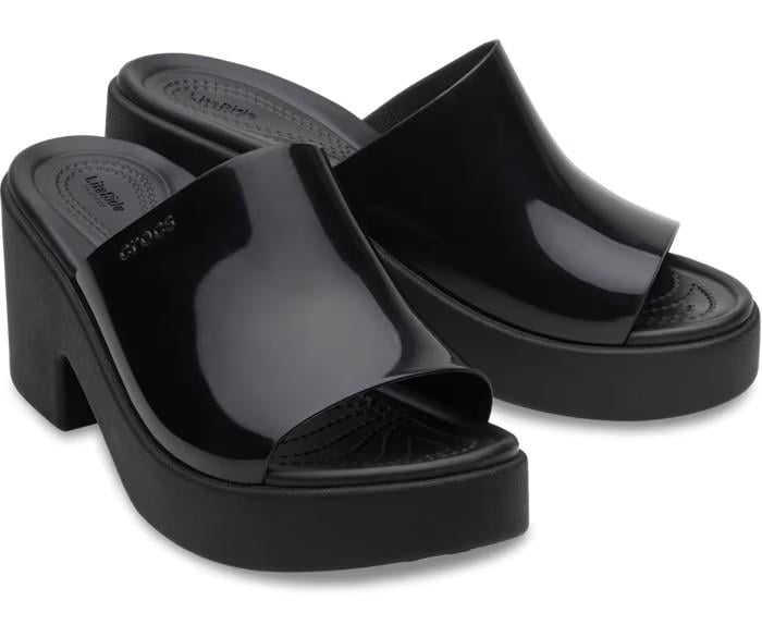 Шльопанці Crocs Brooklyn High Shine Heel p. W9/EUR 39-40 Black (23474678)