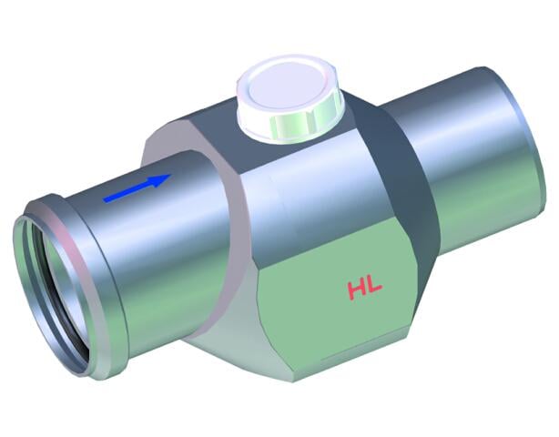 Предохранительный затвор HL4/7 обратного потока воды DN75 мм (14252481)