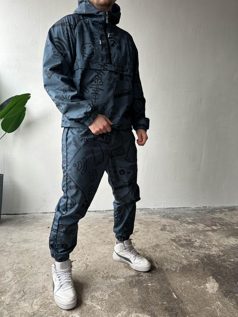 Спортивний костюм 5-841 XL Графітовий (23276)