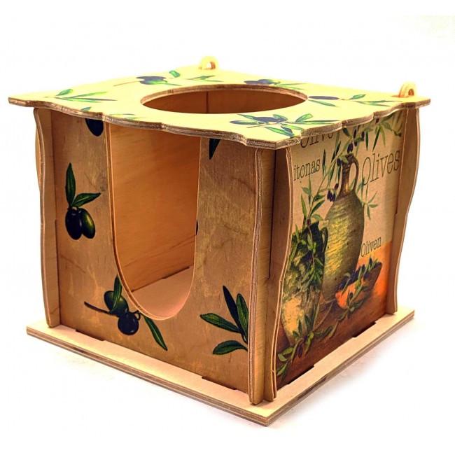 Підставка для серветок Оливки 16х15х13 см (33706)