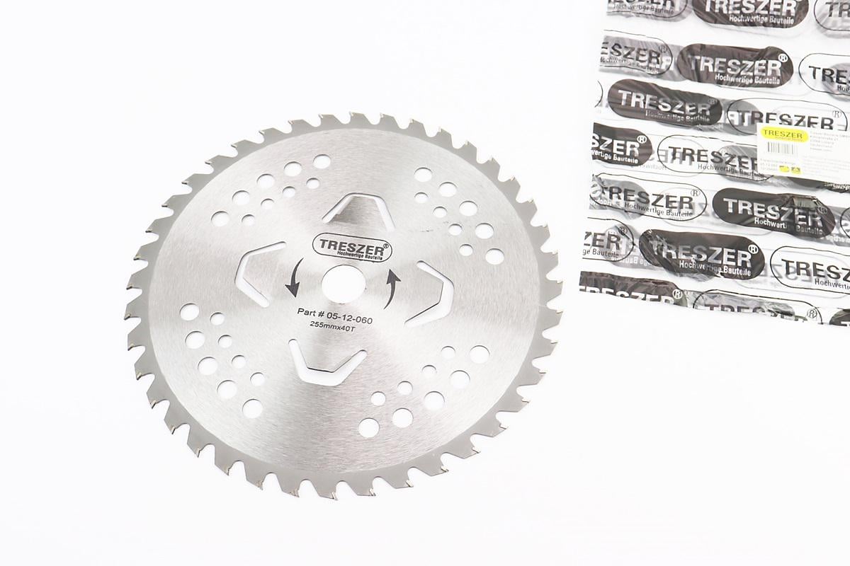 Ніж з побідитовими зубцями пелюсток до мотокос 40Тх255 мм Ніж з побідитовими зубцями пелюсток до мотокос 40Тх255 мм