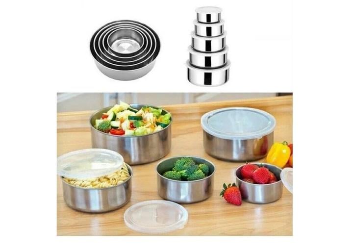 Набір судочків з нержавіючої сталі Frico Fru-438 10/12/14/16/18 см 5 шт. (5774) - фото 5