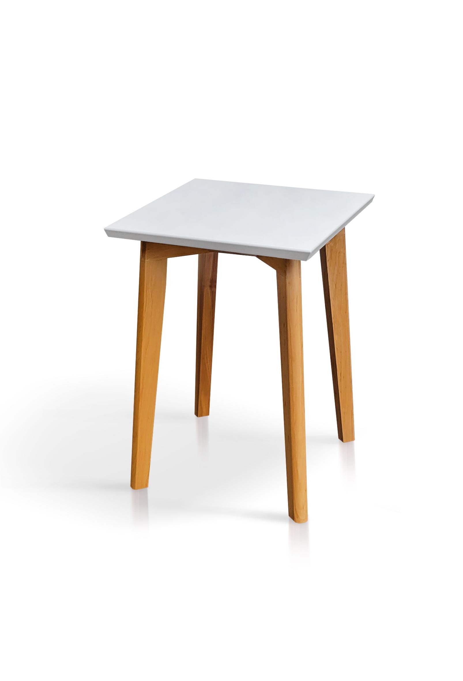 Табурет Лофт Мираж 330x450x330 мм Натуральный/Белый (GAА0054225)