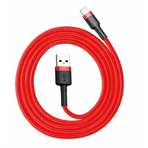 Кабель Baseus CALKLF-C09 Cafule Lightning to USB 2 м Red (c4a5fa55)