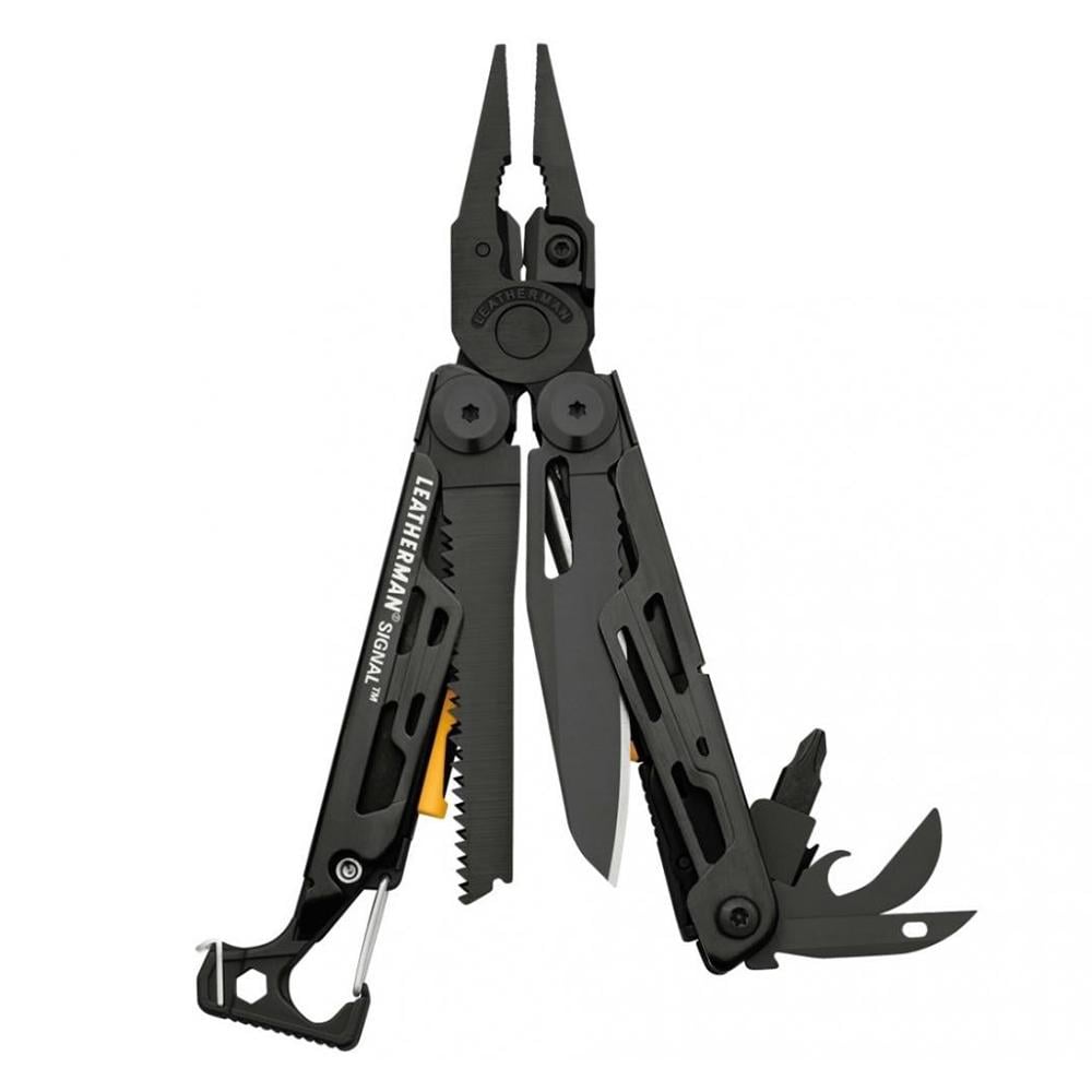 Мультитул Leatherman 832586 Signal Black 18 функций 100 мм Черный (77a66e20)