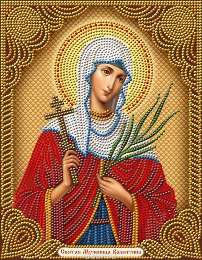 Алмазная мозаика SHLab Икона Св. Мученица Валентина вышивка камнями SH-18761 30x40 см полная выкладка (18761) Алмазная мозаика SHLab Икона Св. Мученица Валентина вышивка камнями SH-18761 30x40 см полная выкладка (18761)