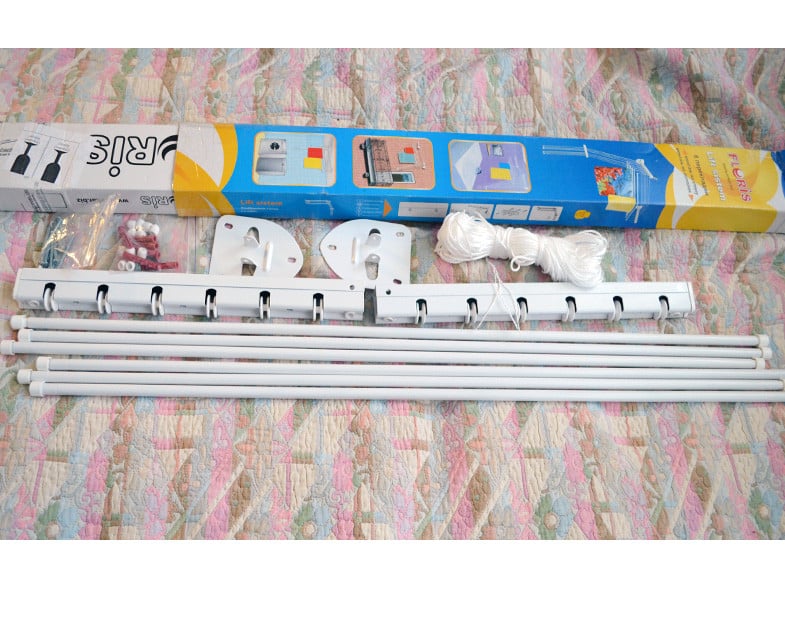 Сушилка настенно-потолочная Rokar Флорис 2,0 м (F6-200) 6-ти стержневая - фото 4 Сушилка настенно-потолочная Rokar Флорис 2,0 м (F6-200) 6-ти стержневая - фото 4