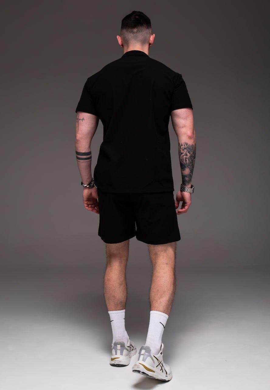 Костюм мужской вельветовый летний S Черный (2377) - фото 4