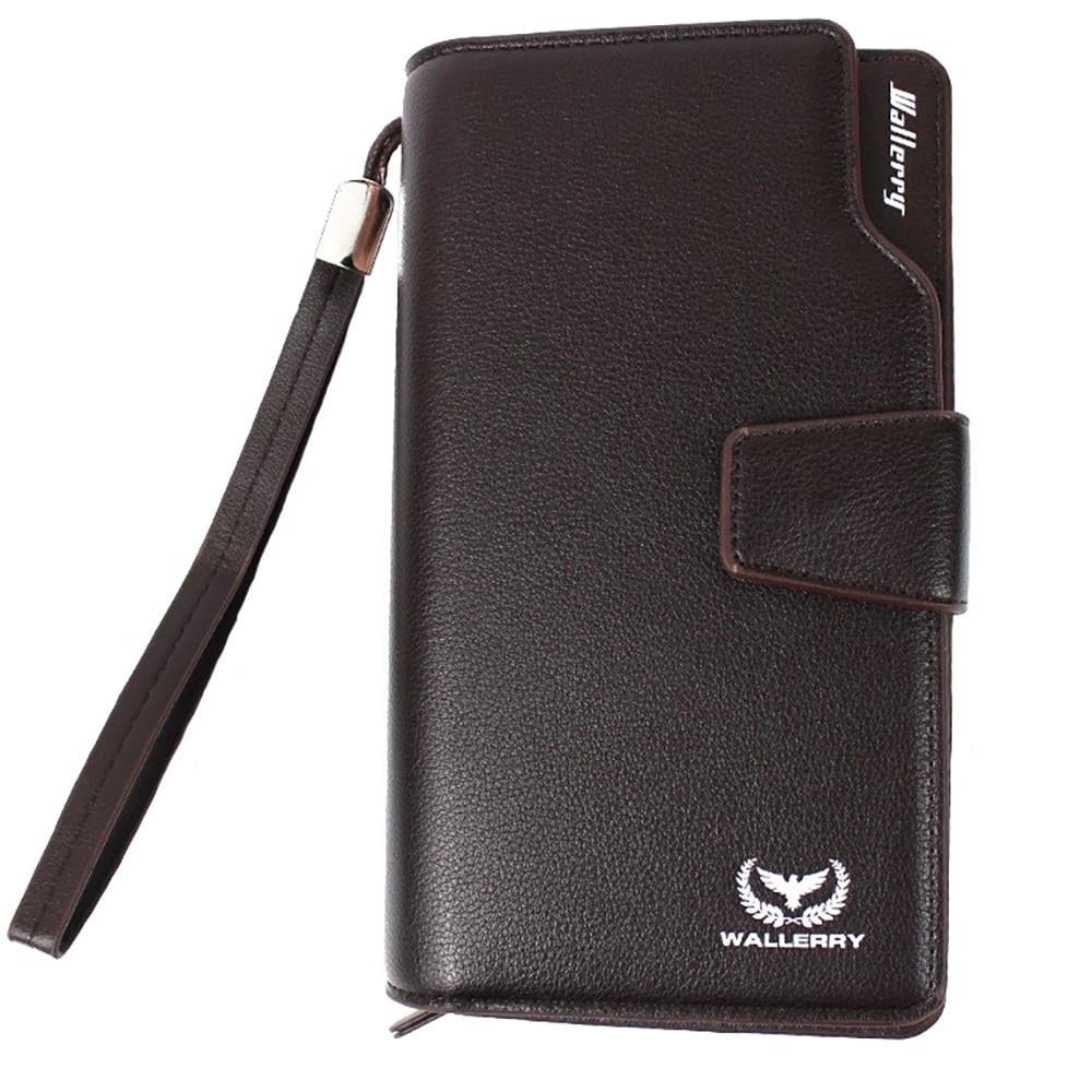 Мужской кошелек-портмоне Wallerry S 1063 Коричневый