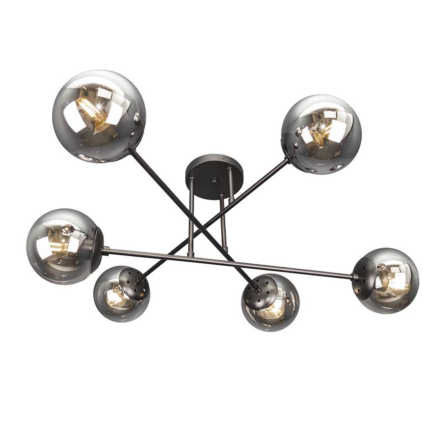 Люстра 7529804-6 BK+BK Чорний (LVS4924) - фото 2 Люстра 7529804-6 BK+BK Чорний (LVS4924) - фото 2