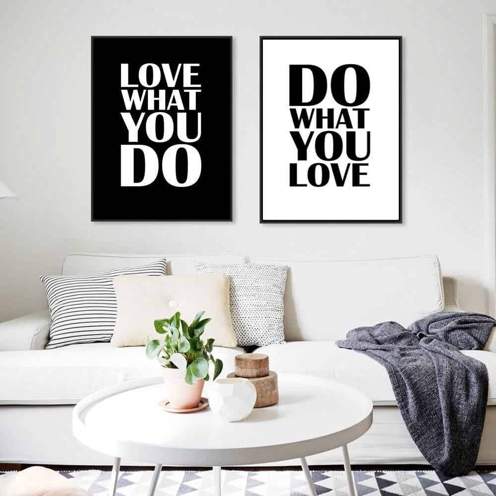 Постер парний "Do what you love" 42х60 см (М022)