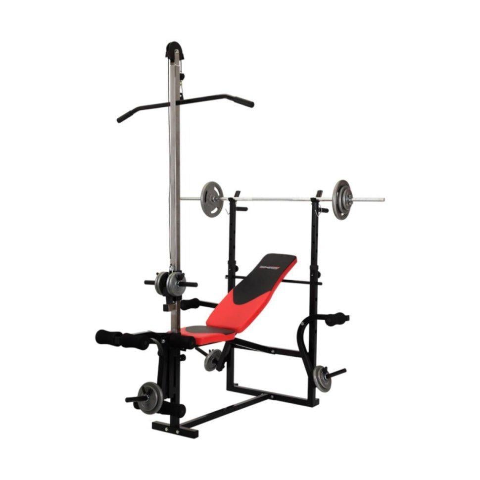 Скамейка для штанги Hop Sport 1070 с тягой