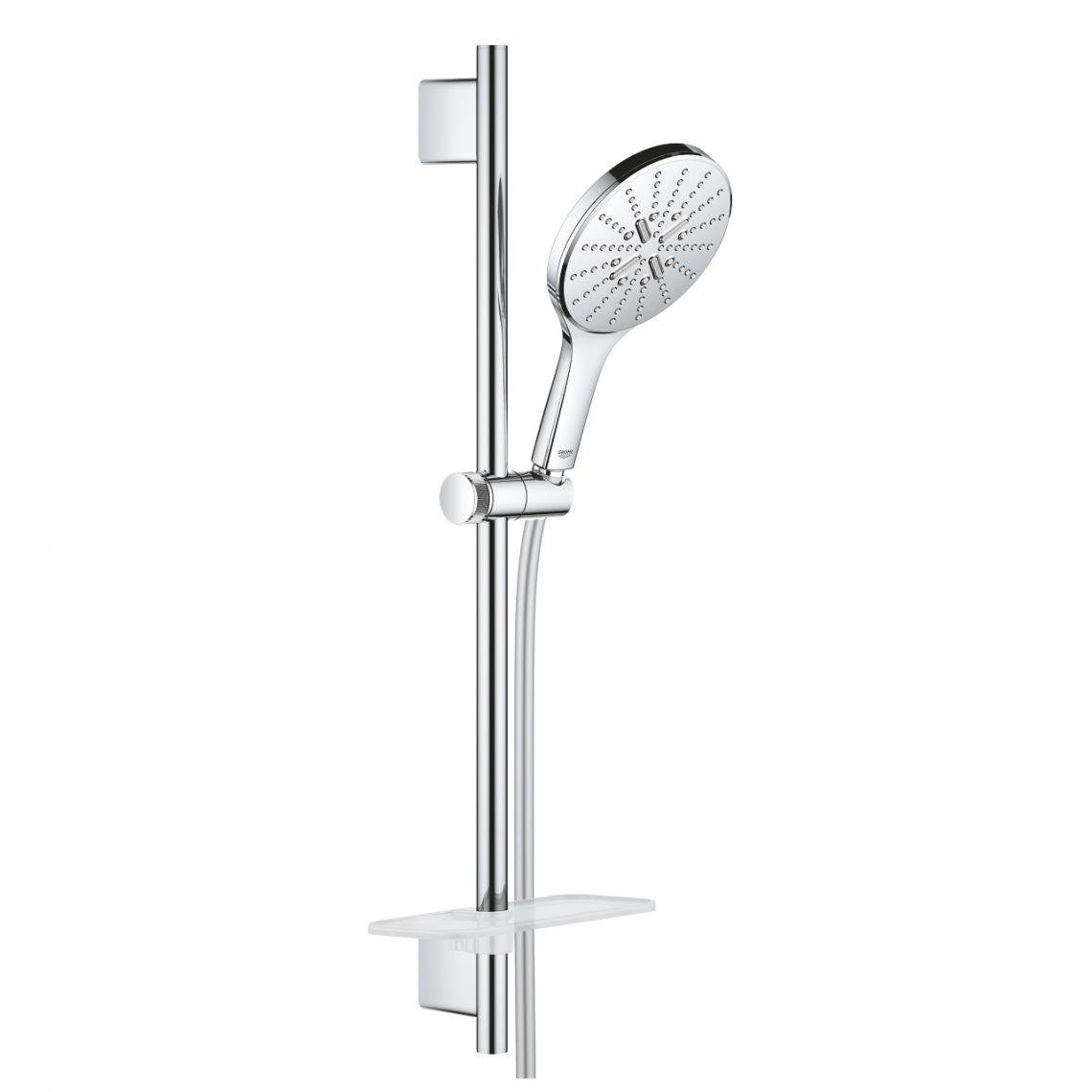 Душевый гарнитур Grohe Rainshower Smartactive 150 с 3 режимами струи без EcoJoy Хром (26591000)