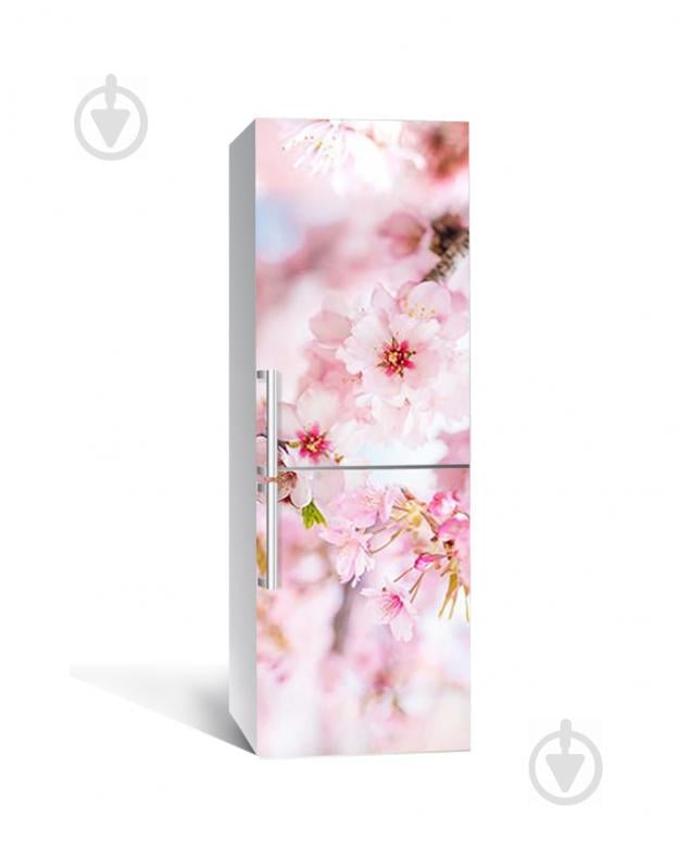 Наклейка на холодильник Zatarga «Вишуканість сакури» 650х2000 мм вінілова 3Д наклейка декор на кухню Наклейка на холодильник Zatarga «Вишуканість сакури» 650х2000 мм вінілова 3Д наклейка декор на кухню
