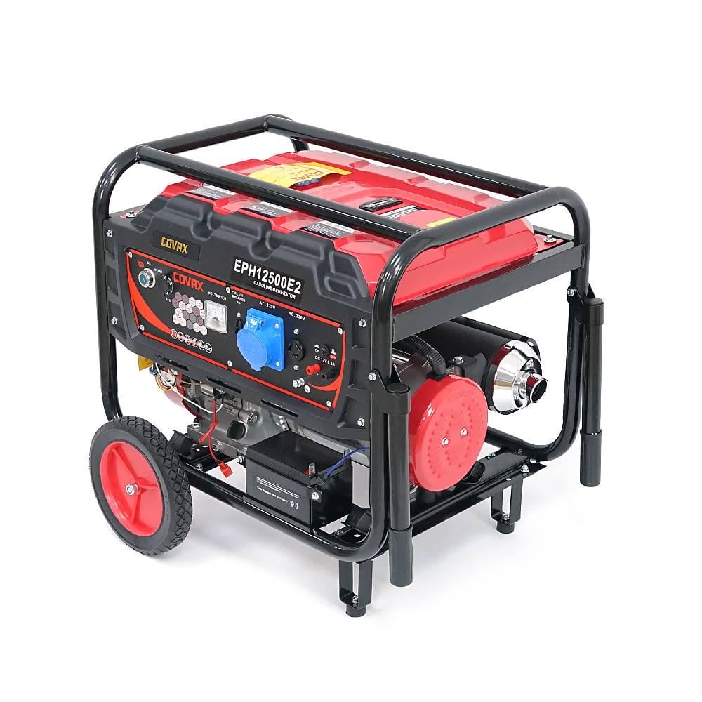 Генератор бензиновий Covax EPH12500E2 8,0kW однофазний 220V 50Hz DC12V 18HP Electric Starter tank 25L 705x560x570 мм 86 кг (39162) Генератор бензиновий Covax EPH12500E2 8,0kW однофазний 220V 50Hz DC12V 18HP Electric Starter tank 25L 705x560x570 мм 86 кг (39162)