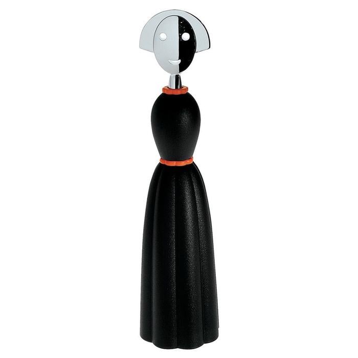 Млин для перцю Alessi Anna Pepper 7х28х7 см Чорний (2522677) Млин для перцю Alessi Anna Pepper 7х28х7 см Чорний (2522677)
