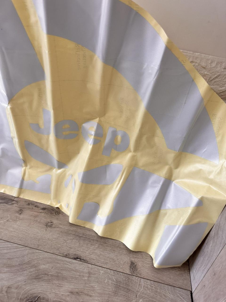 Наклейка виниловая на авто Jeep наклейки на кузов Серебристый (KG-9227) - фото 5