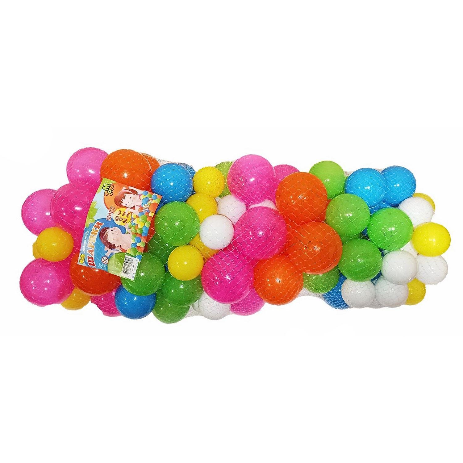 Шарики мягкие M-Toys 100 шт. 8 см Multicolor (114225)