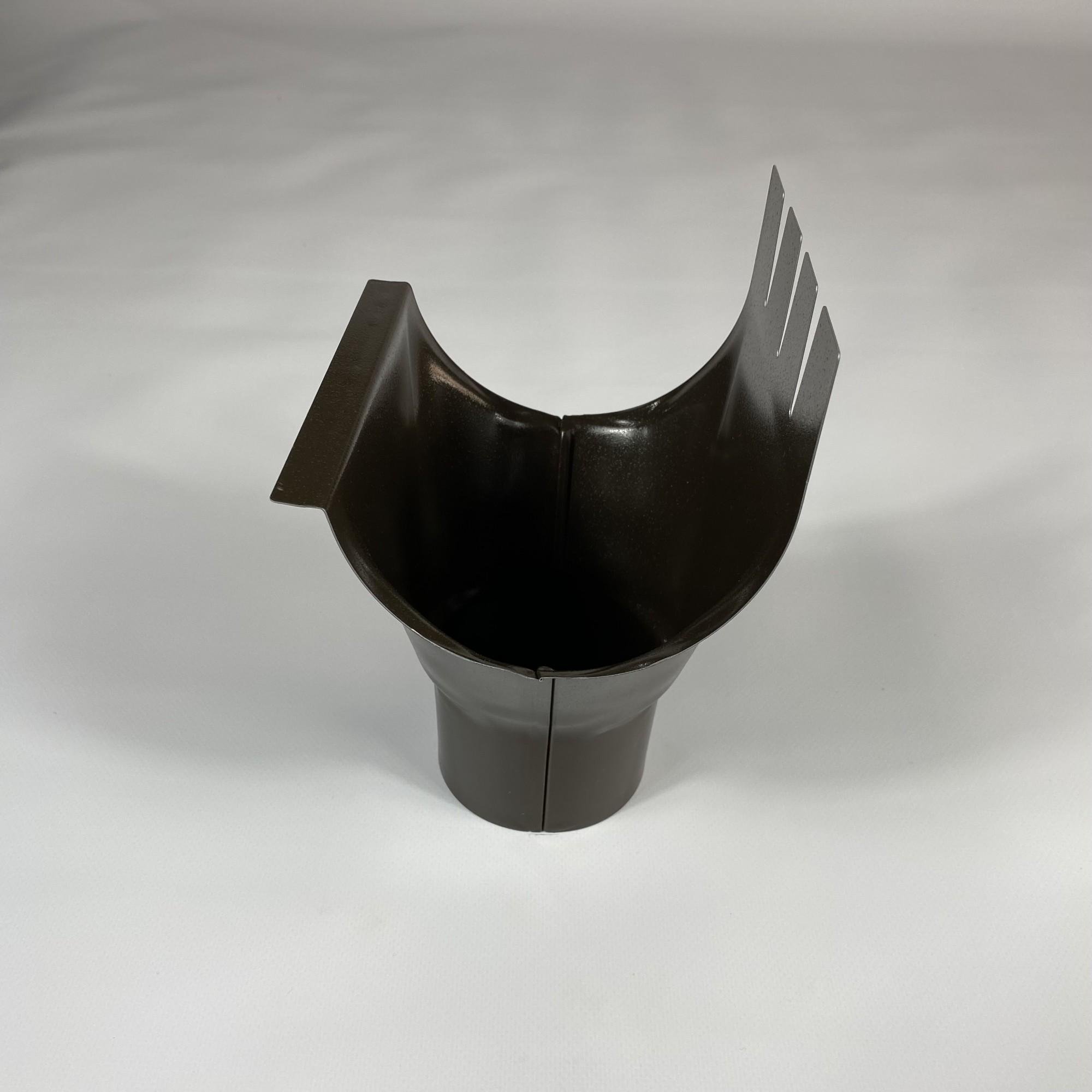 Лейка Stream RAL 8019 125 мм Серо-коричневый (000123) - фото 3 Лейка Stream RAL 8019 125 мм Серо-коричневый (000123) - фото 3