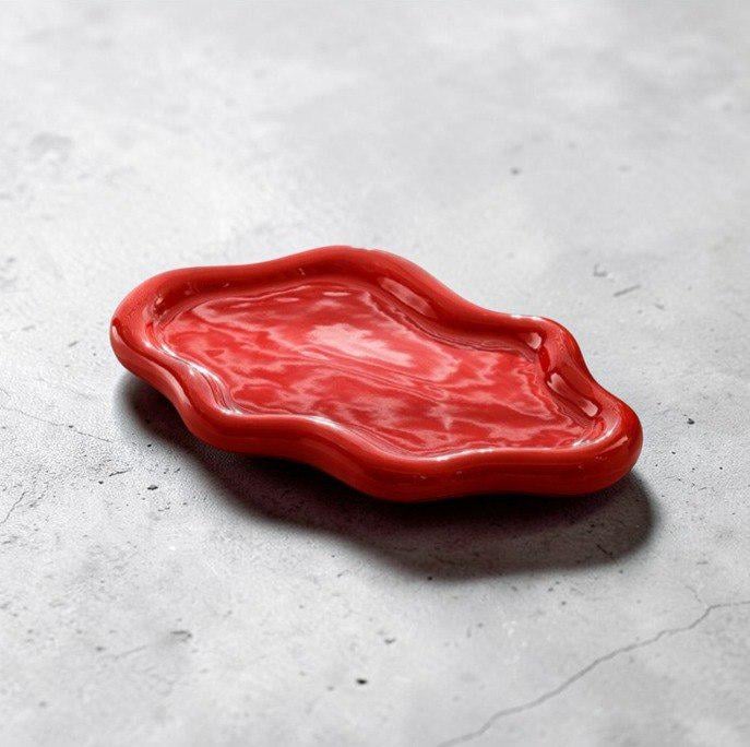 Подставка для украшений керамическая Красный (Д0000000053)