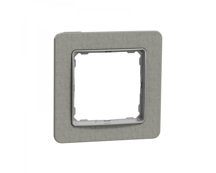 Рамка Schneider Electric 1-постовый ABS-UV Sedna Design&Element Бетон (SDD390801)