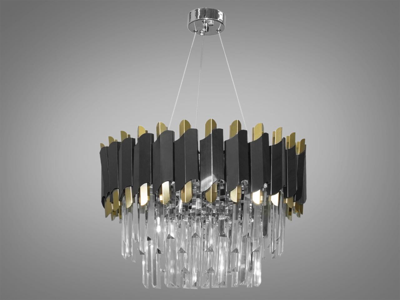 Люстра хрустальная 82209/500G+BK (2437593604)