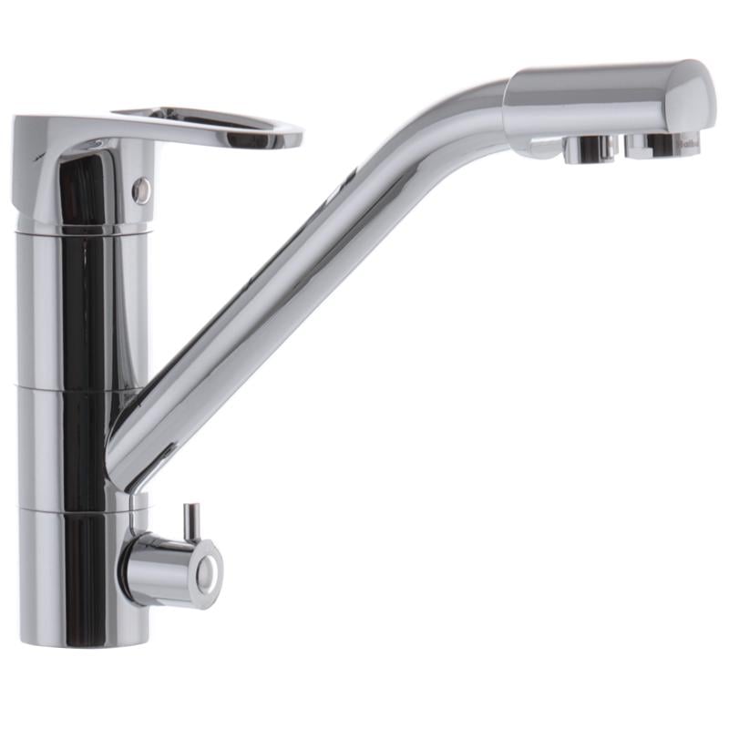 Смеситель для кухни Haiba CEBA 021 HB0658 на две воды Хром (128579)