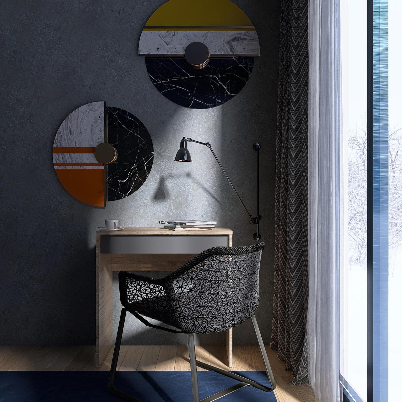 Письменный стол Эверест Сити-750 750х380х746 мм Дуб сонома/Графитовый (EVR-20725.02)