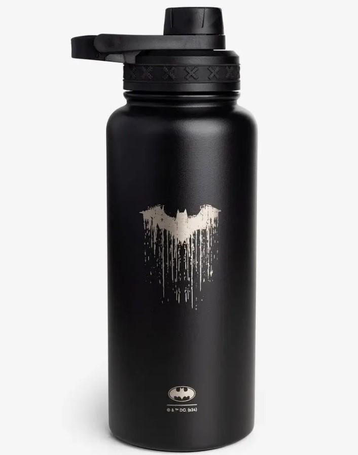 Бутылка для воды Smartshake Bohtal Insulated Sports Bottle металлическая с двойной вакуумной изоляцией 960 мл/32 oz Black Batman (11292301) Бутылка для воды Smartshake Bohtal Insulated Sports Bottle металлическая с двойной вакуумной изоляцией 960 мл/32 oz Black Batman (11292301)