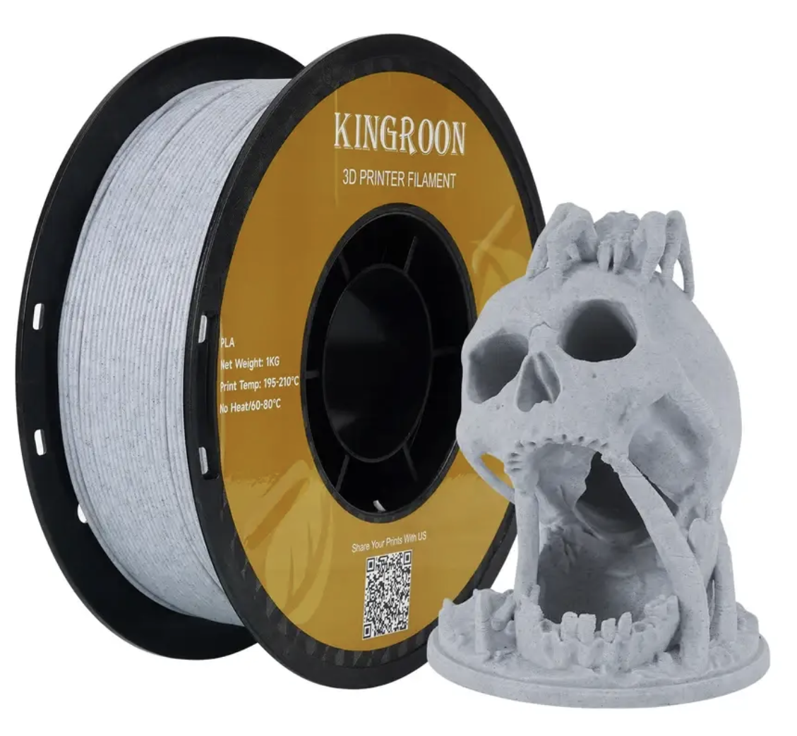 Пластик для 3D-принтера KINGROON PLA 1,75 мм 1 кг Marble (YMX0145) Пластик для 3D-принтера KINGROON PLA 1,75 мм 1 кг Marble (YMX0145)