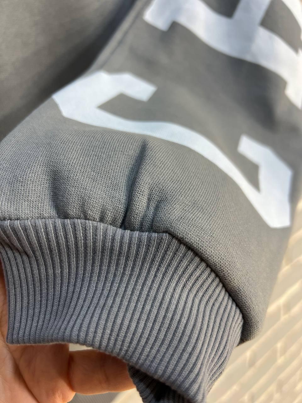 Свитшот женский DAVRAS 8174 CHICAGO удлиненный утепленный на флисе OS Серый (1243) - фото 3 Свитшот женский DAVRAS 8174 CHICAGO удлиненный утепленный на флисе OS Серый (1243) - фото 3