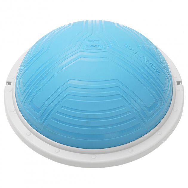 Платформа с насосом LivePro Bosu Pro Balance Trainer 61,5х22 см Серый (LP8211)