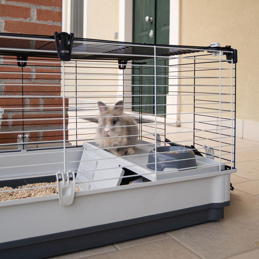 Клетка для кроликов и морских свинок с аксессуарами KROLIK 100x60xh 52 см (A-036638) - фото 6 Клетка для кроликов и морских свинок с аксессуарами KROLIK 100x60xh 52 см (A-036638) - фото 6