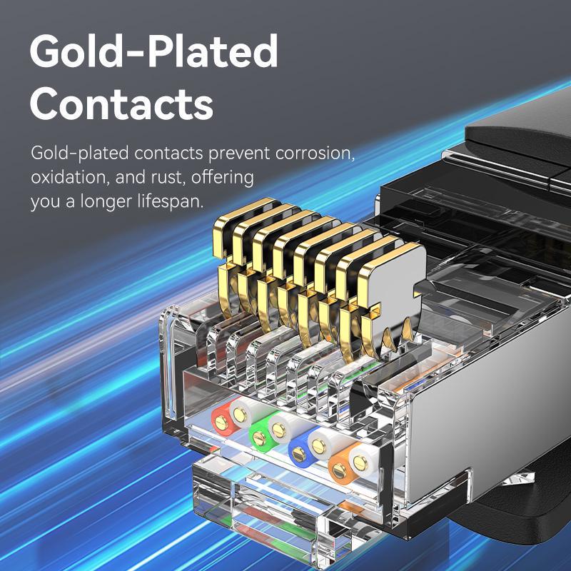 Интернет-кабель Vention Cat.8 SFTP 40 Гбит/с 2000 МГц Lan RJ45 RJ 45 15 м Черный (IKKBN) - фото 10 Интернет-кабель Vention Cat.8 SFTP 40 Гбит/с 2000 МГц Lan RJ45 RJ 45 15 м Черный (IKKBN) - фото 10