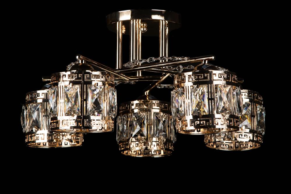 Люстра с плафонами Ray L7302A/5 FGD (IR006542)