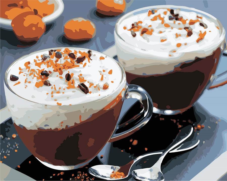 Картина за номерами Капучино (AS0918)