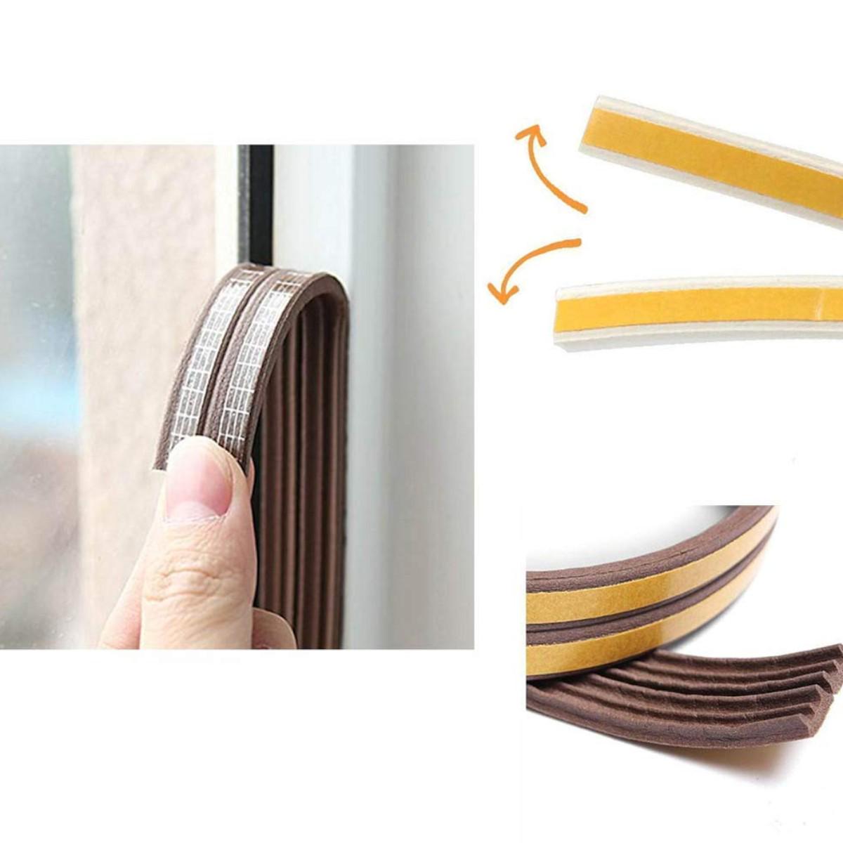 Уплотнитель для окон и дверей Weikan самоклеящийся 9х4х6 м (R35867) - фото 4