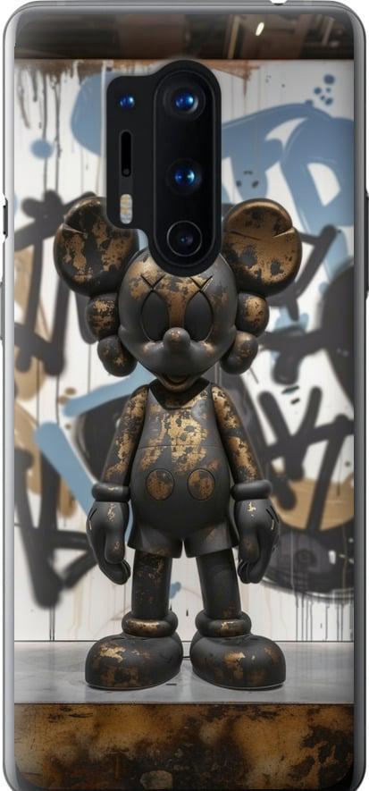 Чехол на OnePlus 8 Pro Bronze kaws v2 (6098t-1896-42517)