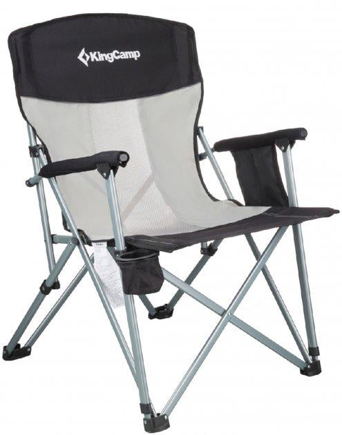 Стілець KingCamp Hard Arm Chair (1026-KC3825 BLACK/MEDIUMG)