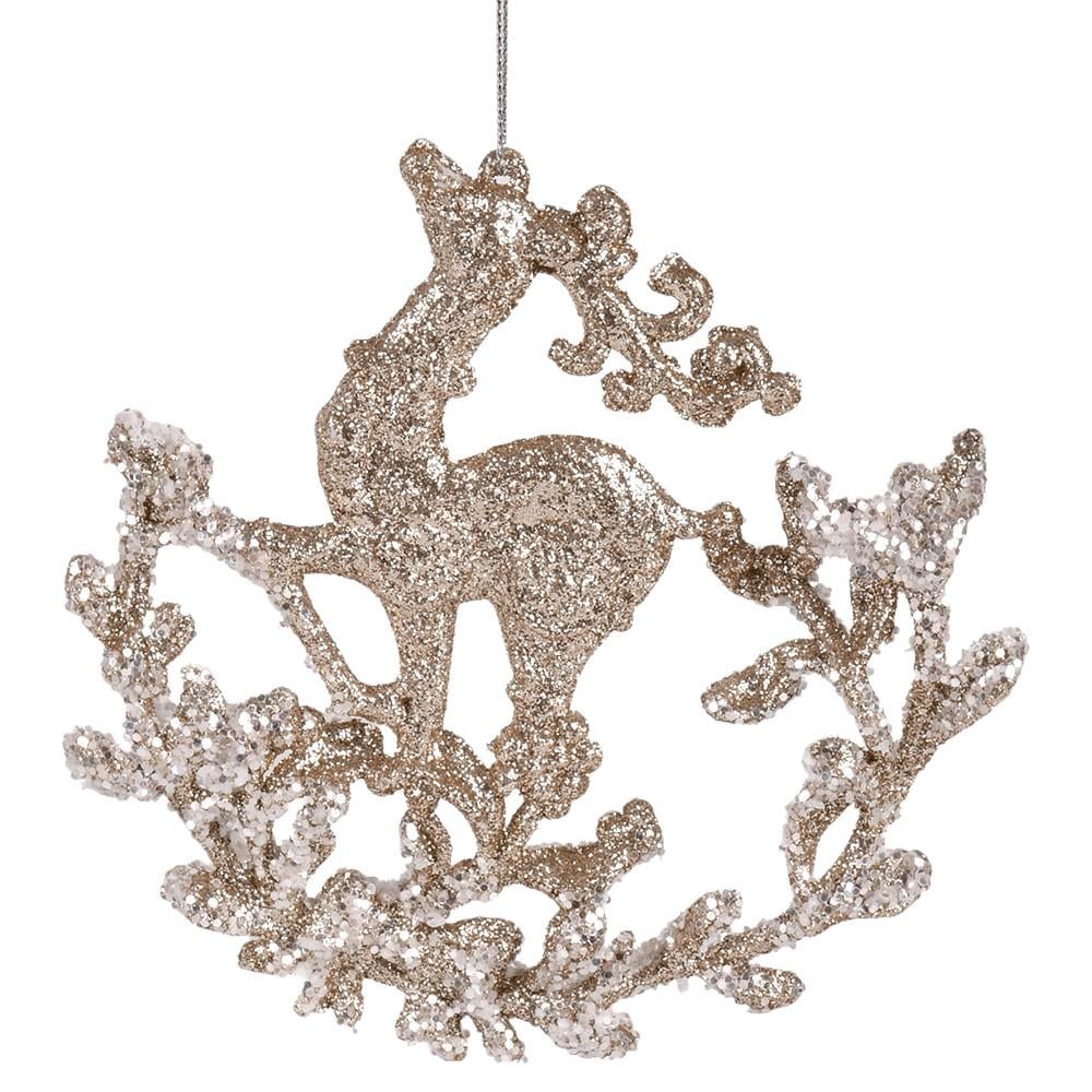 Елочная игрушка Deer R33898 12 см Золотой (8735275b)