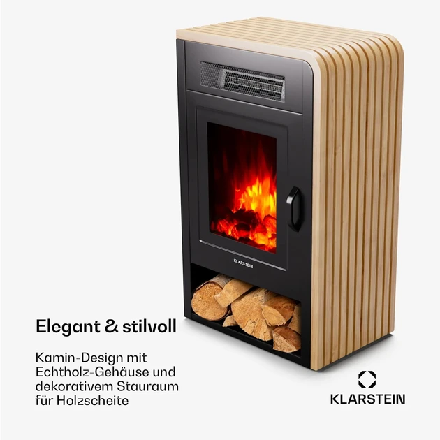 Електрокамін KLARSTEIN Opala Smart 950/1900 Вт (10045362) - фото 2 Електрокамін KLARSTEIN Opala Smart 950/1900 Вт (10045362) - фото 2