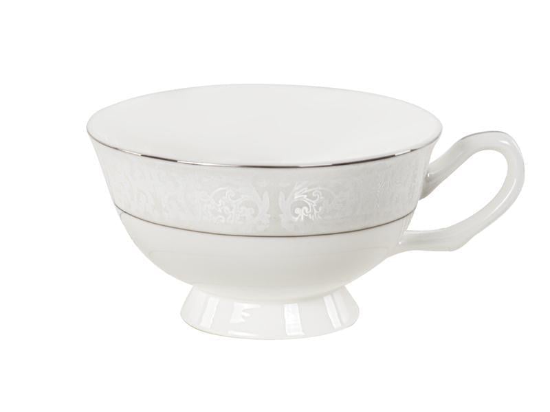 Чайный набор Lefard Классика 440-112 на 6 персон чашки с хромовой каймой 200 мл Белый - фото 3 Чайный набор Lefard Классика 440-112 на 6 персон чашки с хромовой каймой 200 мл Белый - фото 3